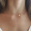 Heart Necklace with Birthstones – Dainty Gemstone Pendant - Lolabean