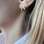 Huggie Dome Hoop Earrings - Lolabean