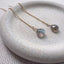 Labradorite Threader Earrings - Lolabean