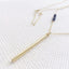 Long Bar Necklace with Blue Sapphires - Lolabean