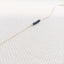 Long Bar Necklace with Blue Sapphires - Lolabean