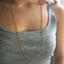 Long Layered Chain Necklace – Dainty Curb & Rolo Necklace Set - Lolabean