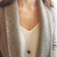 Long Smoky Quartz Satellite Chain Necklace - Lolabean