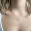 Minimal Circle Necklace - Lolabean