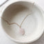 Nature Inspired Charm Necklace | Mother of Pearl Rose Quartz Prehnite - Lolabean
