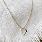 Open Heart Pendant Necklace