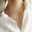 Open Moon Necklace – Minimal Crescent Moon Gold - Filled Necklace - Lolabean