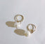 Pearl Dangle Hoop Earrings - Lolabean