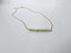Peridot Beaded Bar Necklace - Lolabean