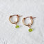 Peridot Hoop Earrings - Lolabean