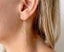 Peridot Threader Earrings - Lolabean