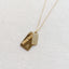 Personalized Initial Citrine Necklace - Lolabean