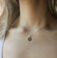Personalized Initial Disc Necklace - Lolabean