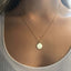 Personalized Initial Disc Necklace - Lolabean