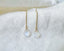 Rainbow Moonstone Threader Earrings - Lolabean