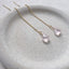 Rose Quartz Threader Earrings - Lolabean