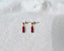 Ruby Bar Stud Earring - Lolabean