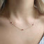 Ruby Station Necklace - Lolabean