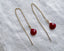 Ruby Threader Earrings - Lolabean