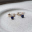 Sapphire Hoop Earrings - Lolabean