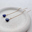 Sapphire Threader Earrings - Lolabean