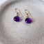 Simple Amethyst Earrings - Lolabean