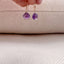 Simple Amethyst Earrings - Lolabean