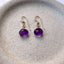 Simple Amethyst Earrings - Lolabean