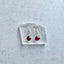 Simple Garnet Earrings - Lolabean