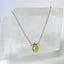Teardrop Peridot Necklace - Lolabean