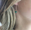 Thin Emerald Hoop Earrings – Dainty Gold Filled Hoops - Lolabean