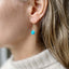 Turquoise Threader Earrings - Lolabean