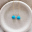 Turquoise Threader Earrings - Lolabean