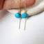 Turquoise Threader Earrings - Lolabean
