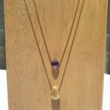 Gemstone + Nugget Necklaces - Lolabean