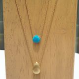 Gemstone + Nugget Necklaces - Lolabean